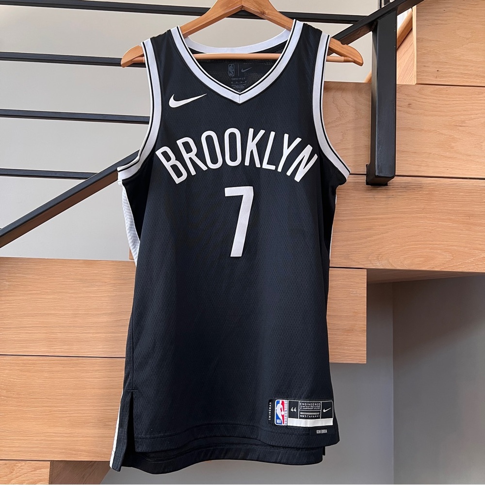 Black Brooklyn Nets Kevin Durant 2020/21 Swingman Jersey - Icon Edition Small